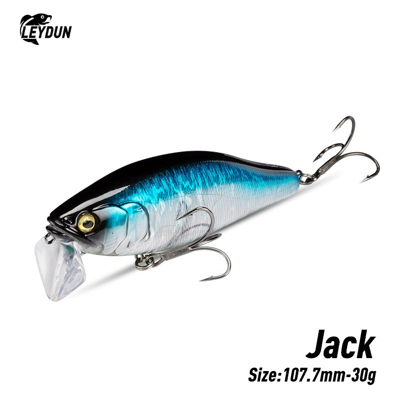 Quality Fishing Equipment - I-JACK Minnow Fishing Lures 107.7mm 30g