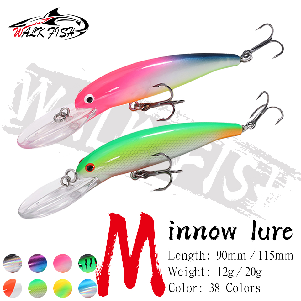 WALK FISH 12g 20g Floating Big - đánh giá và giá Quality Fishing Equipment